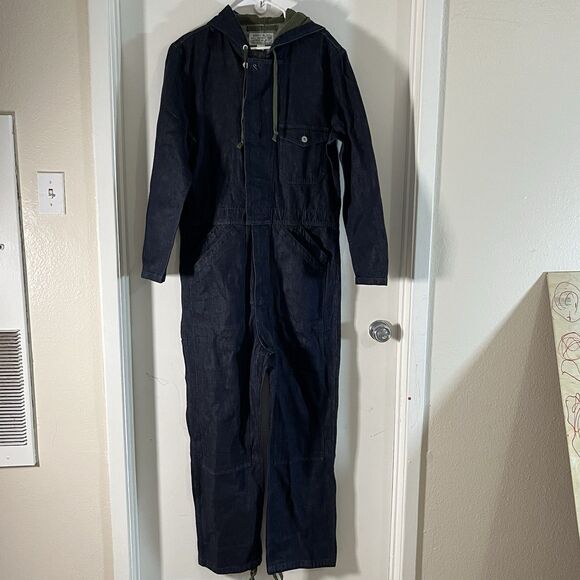 RRL Double RL Ralph Lauren Denim Coverall – WW2 Naval Size L - Extremaly Rare - Picture 1 of 11